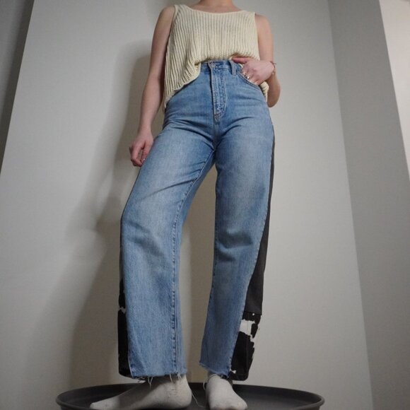 Denim Forum Aritzia - Custom Wide-Leg Designer-Inspired Jeans - Picture 3 of 15